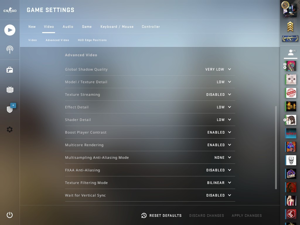 Csgo Fps Boost Video settings
