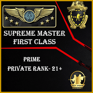 Prime Supreme Master First Class Private Rank 21 Faceit Ready Instant Delivery Buy Csgo Prime Account
