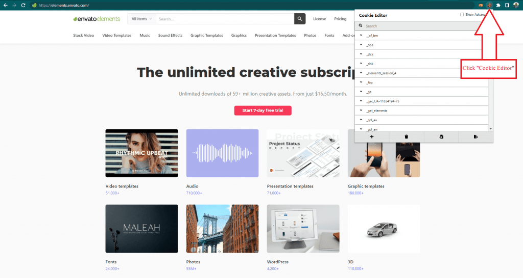 envato elements cookies free download