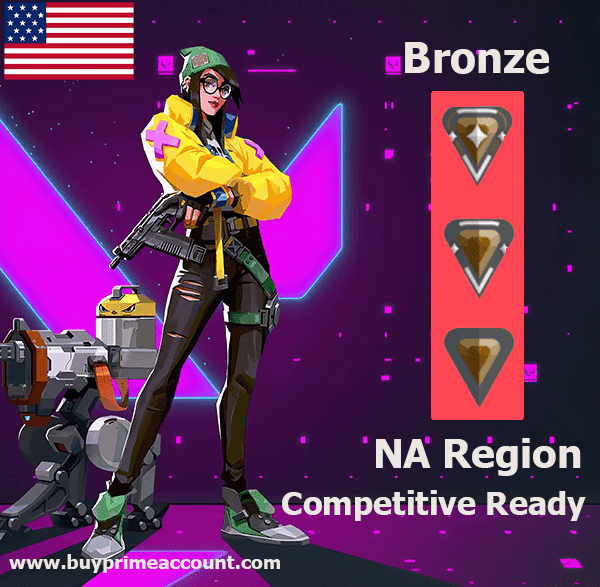 Buy Valorant Cheap NA Region Bronze Ranked Account