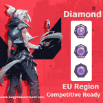 Buy Valorant Cheap EU Region Diamond Ranked Account
