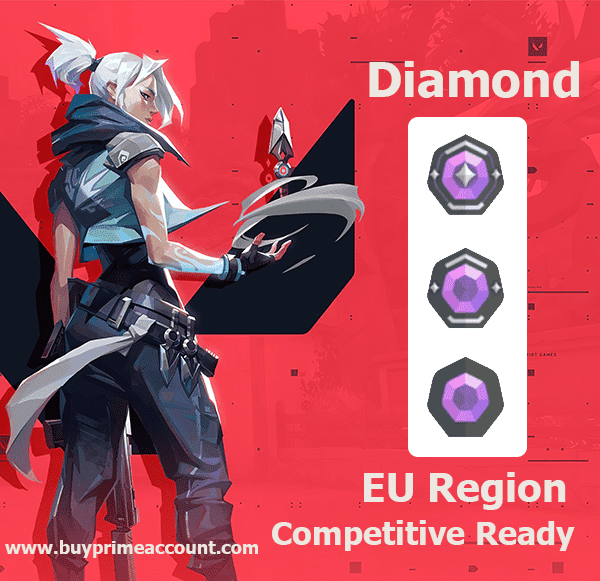 Buy Valorant Cheap EU Region Diamond Ranked Account