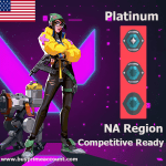 Buy Valorant Cheap NA Region Platinum Ranked Account