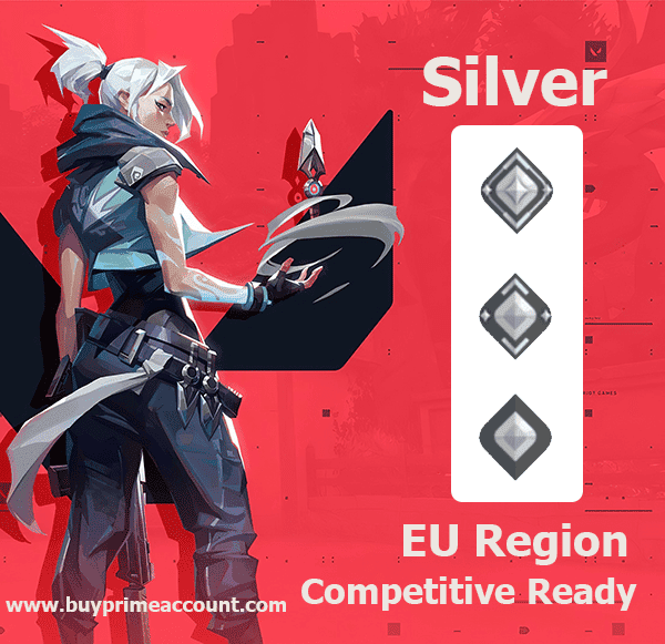 Buy Valorant Cheap EU Region Silver Ranked Account