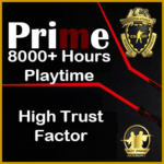 8000 hours gameplay CSGO Prime Accounts