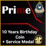 10 year birthday coin Account